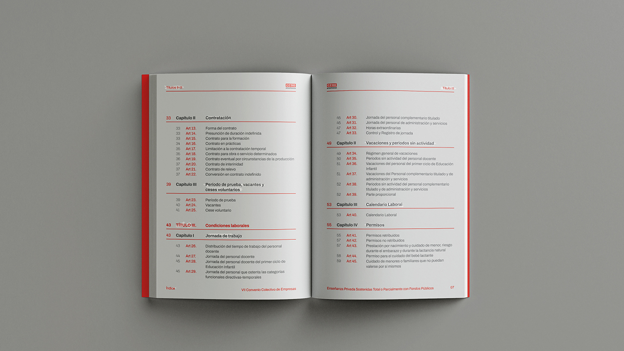 Interior of agreement reedited by FECCOO