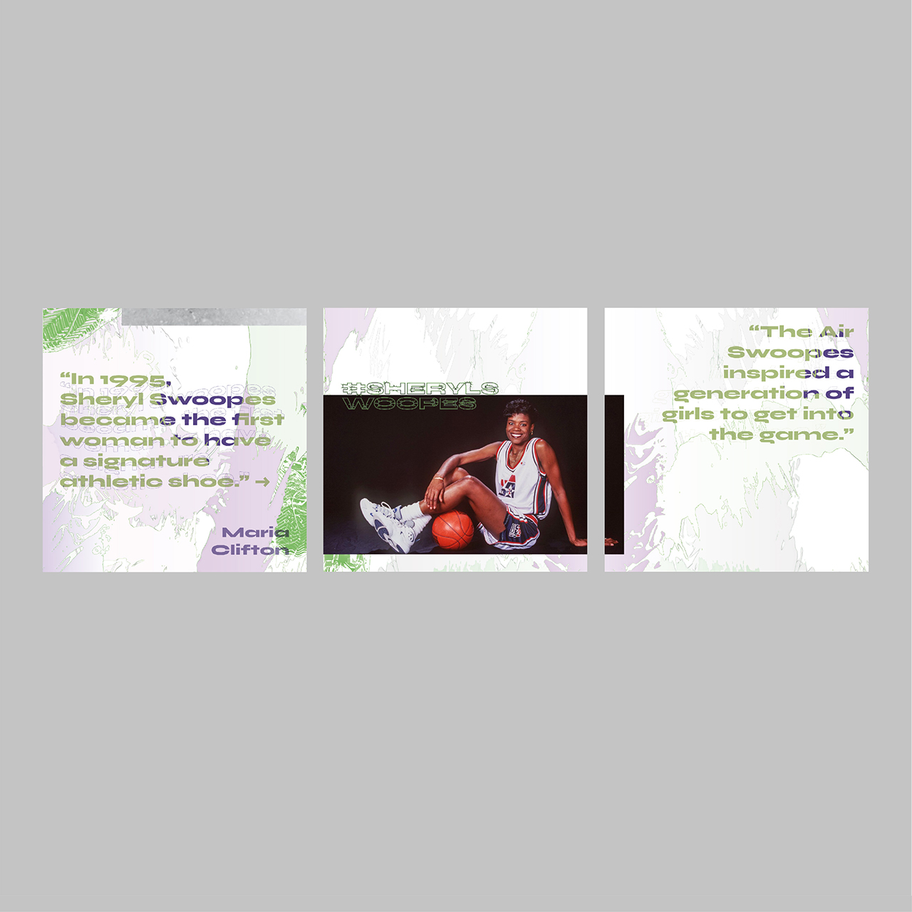 Social media graphics for Important & Stupid instagram account