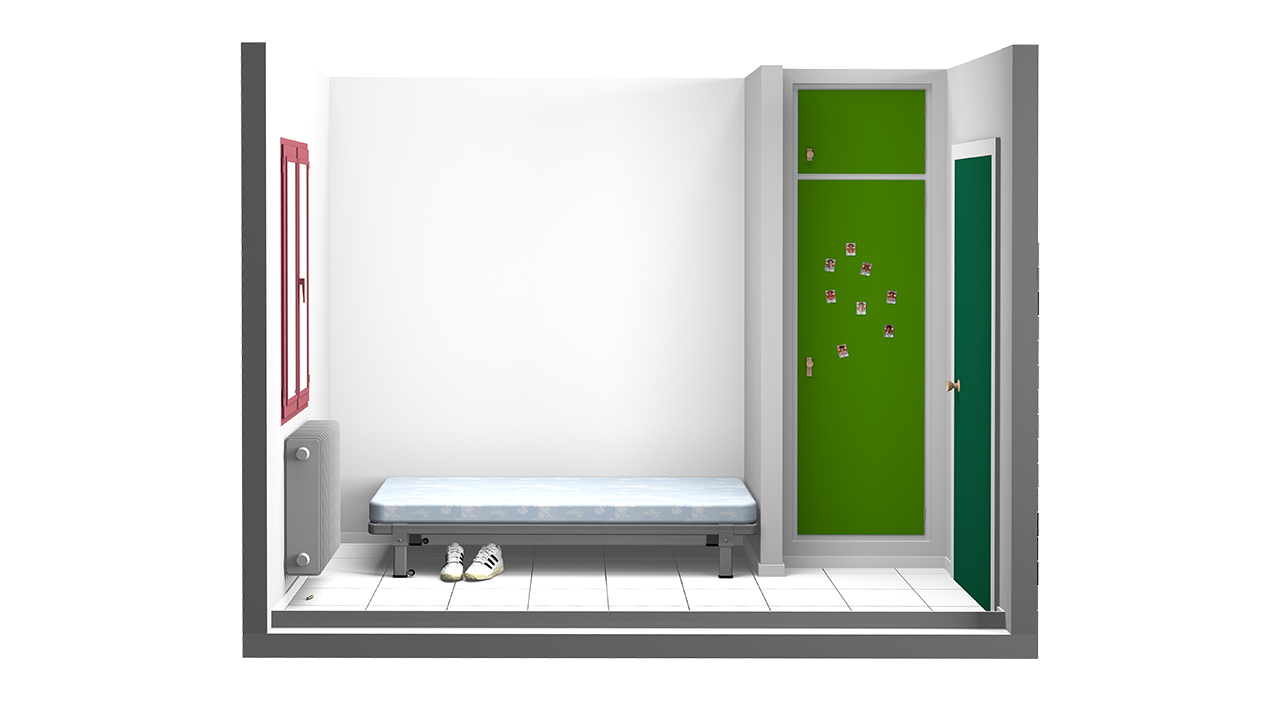 3D render of the room from the B and P Licence to Love project