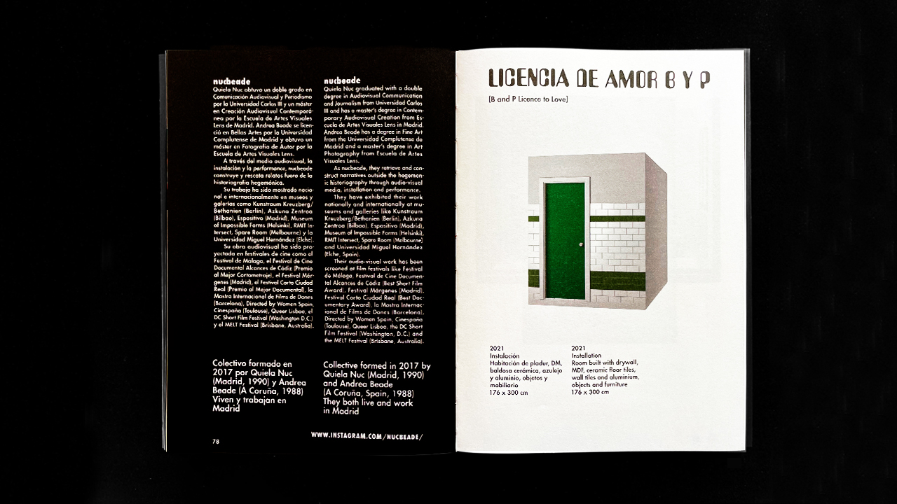 3D render in Generación 2021 exhibition catalogue