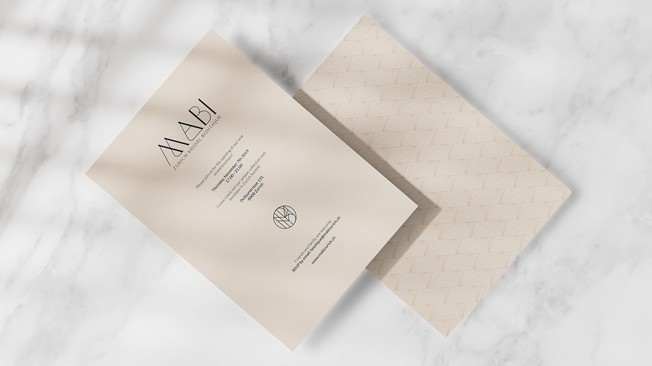 MABI Bridal Boutique letter