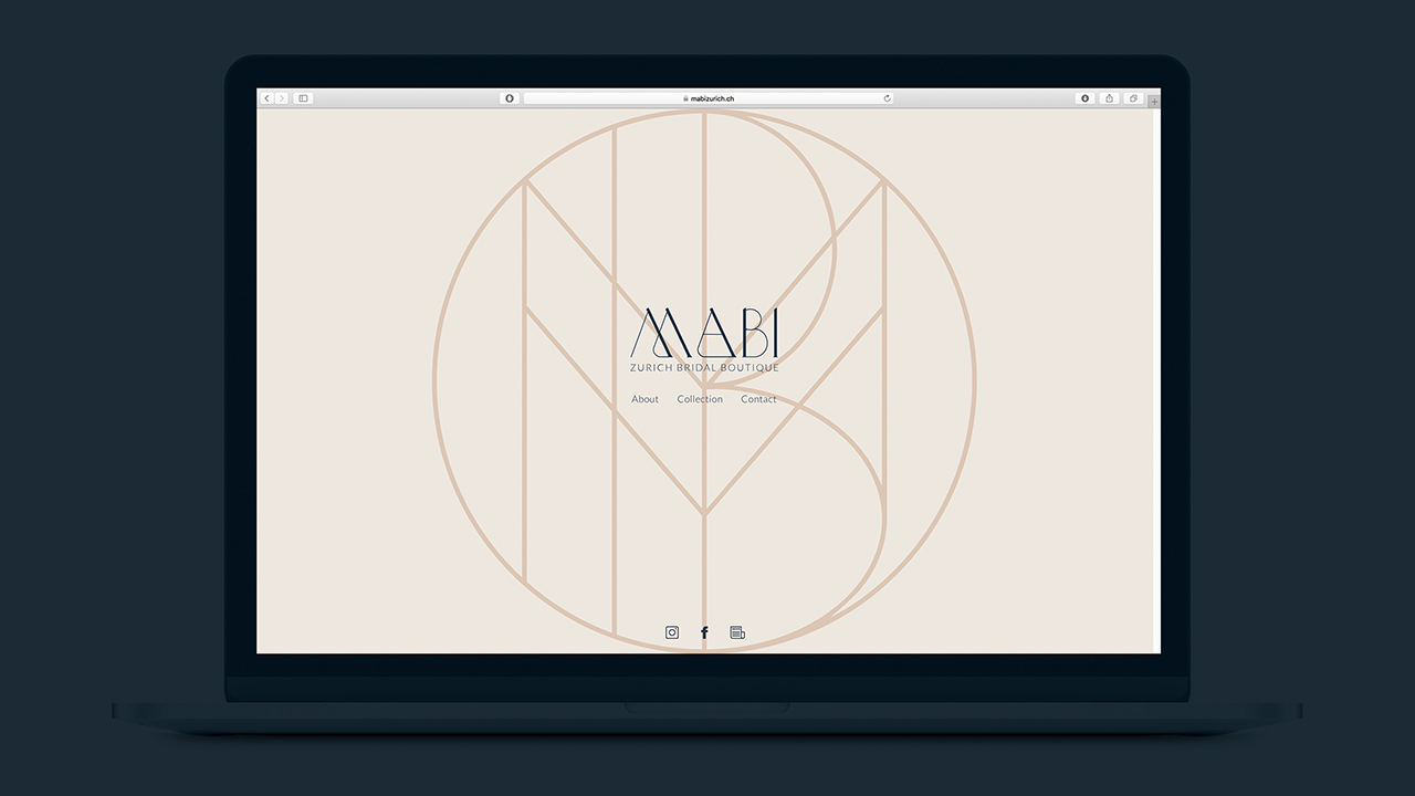 MABI Bridal Boutique homepage website