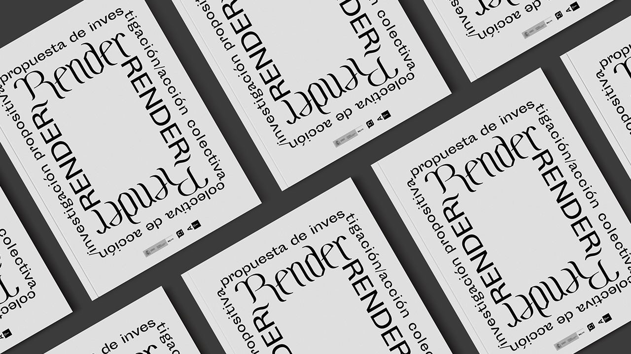 Render catalogue cover