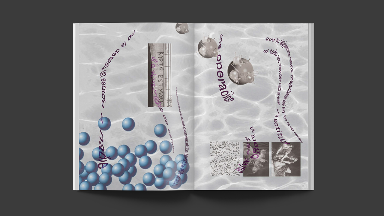 Interior of Render exhibition catalogue