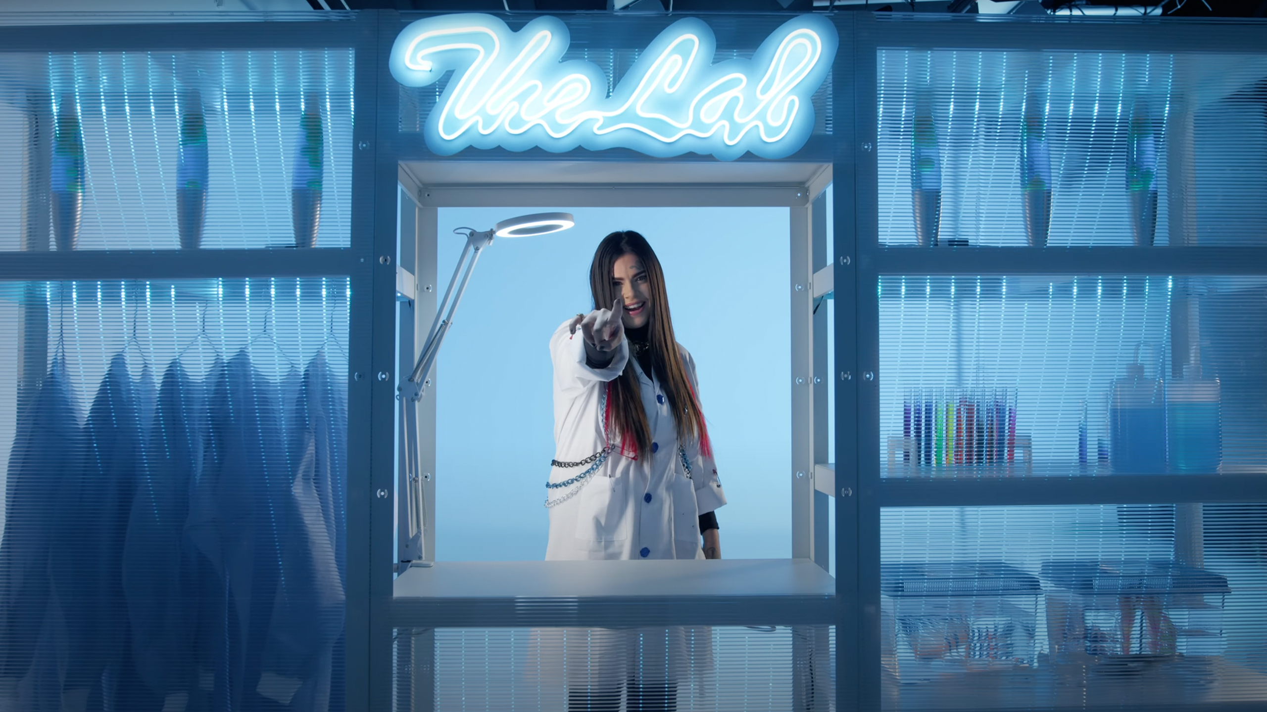 Production still of the interview with Ptazeta for The Lab by Amazon Music