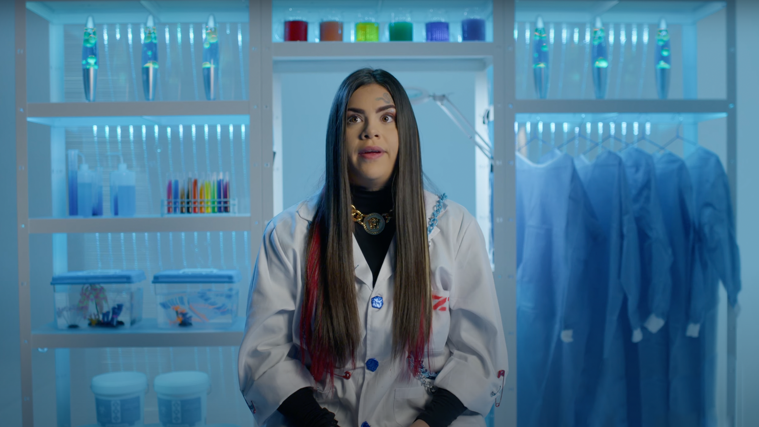 Still from the video of Ptazeta for The Lab by Amazon Music