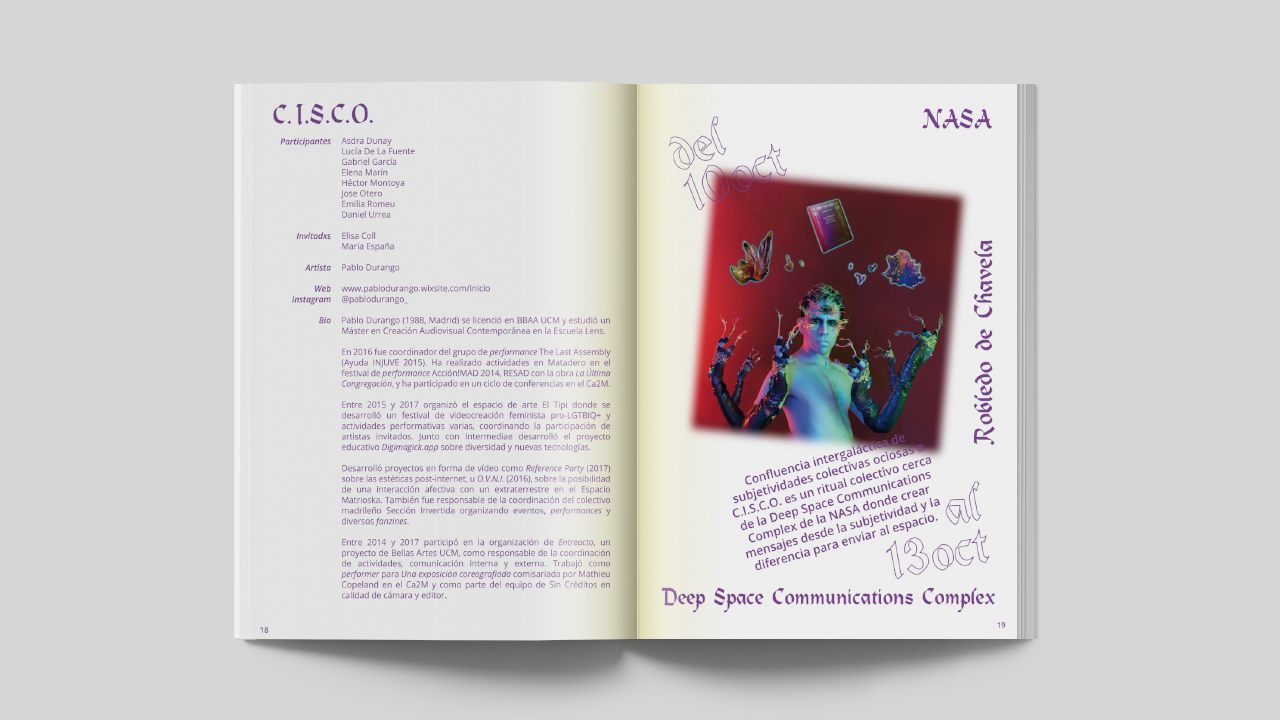 Weird Space exhibition catalogue interior