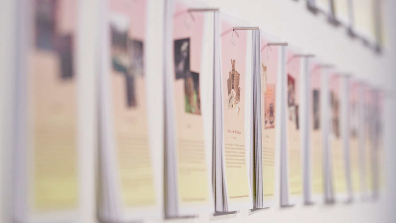 Weird Space signage exhibition design